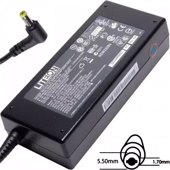 ACER ORIGINAL NTB ADAPTER 120W19V AC 5.5X1.7 MM (WITHOUT POWER CORD) - eBuy UAE